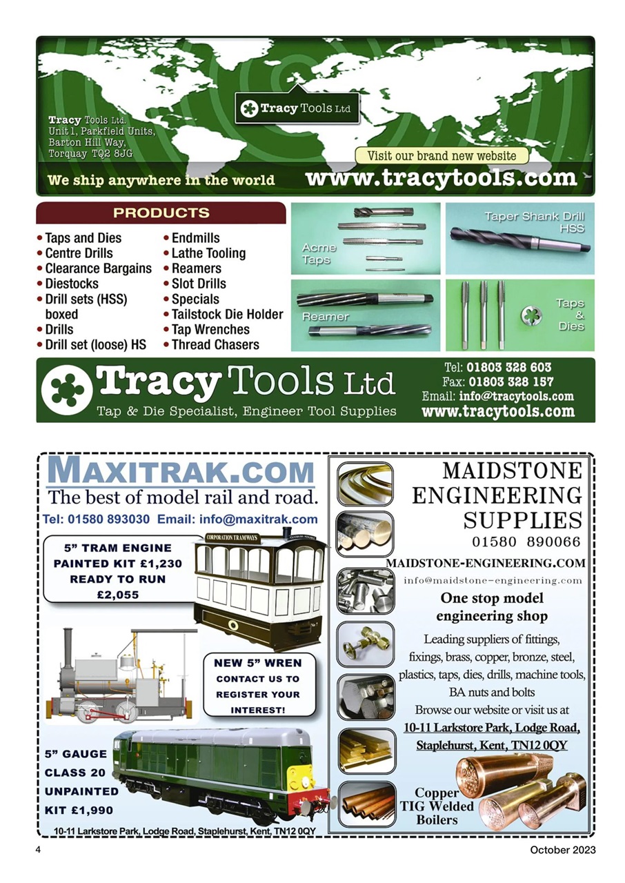 Model Engineer & Workshop Magazine Preview Pages