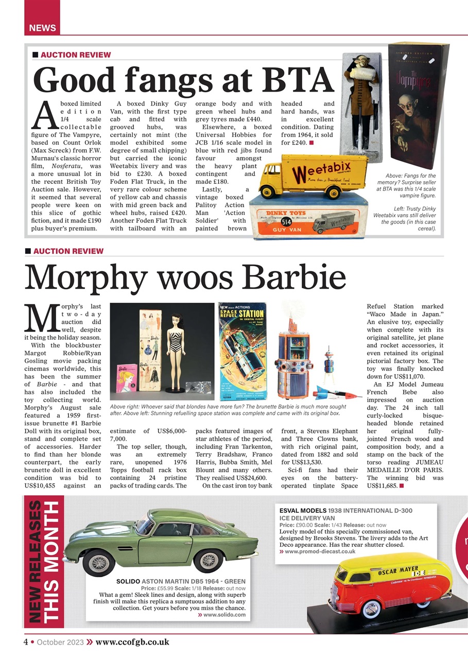 Collectors Gazette Preview Pages