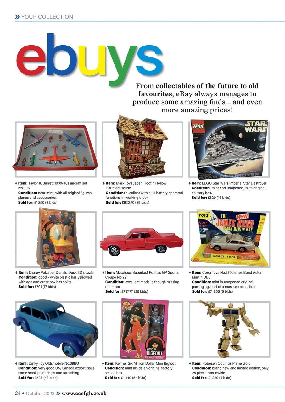 Collectors Gazette Preview Pages
