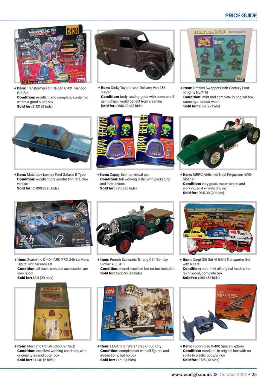 Collectors Gazette Preview Pages
