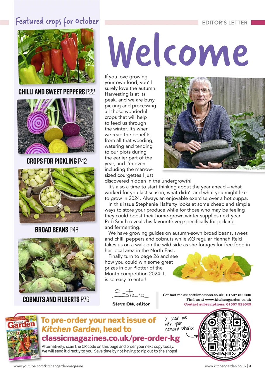 Kitchen Garden Magazine Preview Pages