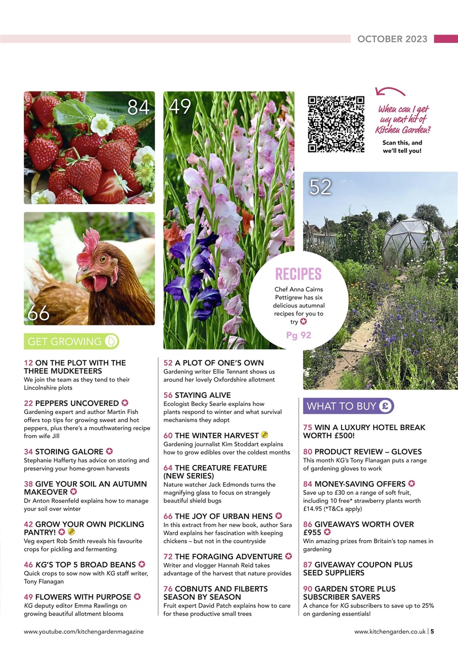 Kitchen Garden Magazine Preview Pages