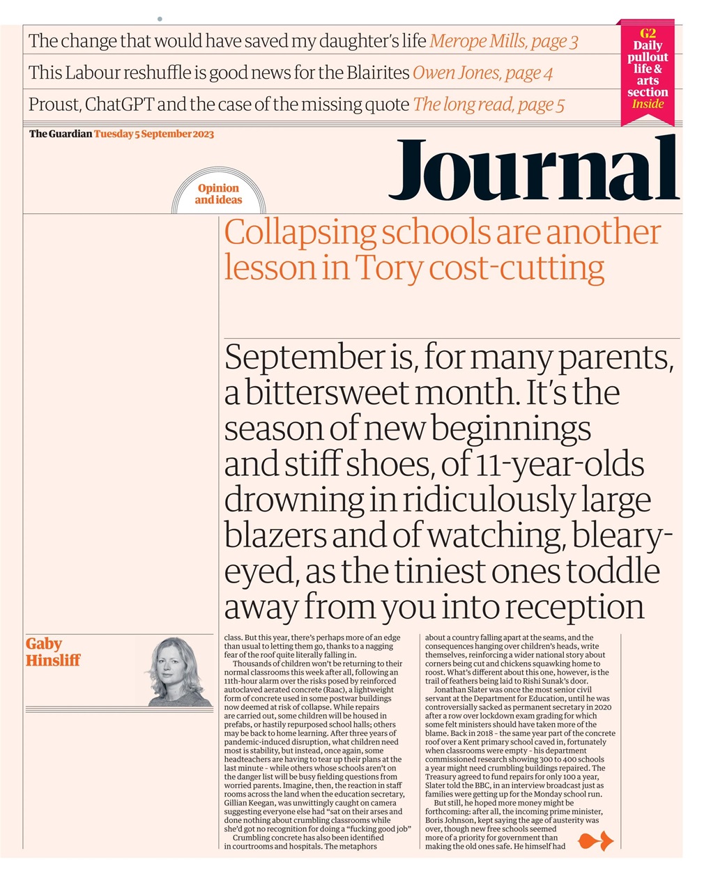 The Guardian Newspaper Preview Pages