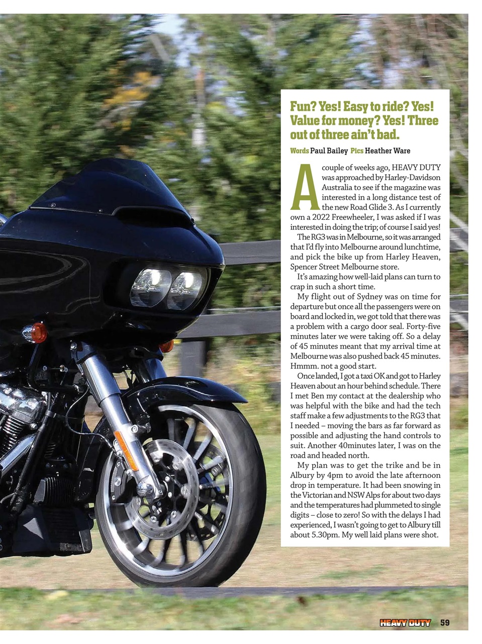 Heavy Duty Preview Pages