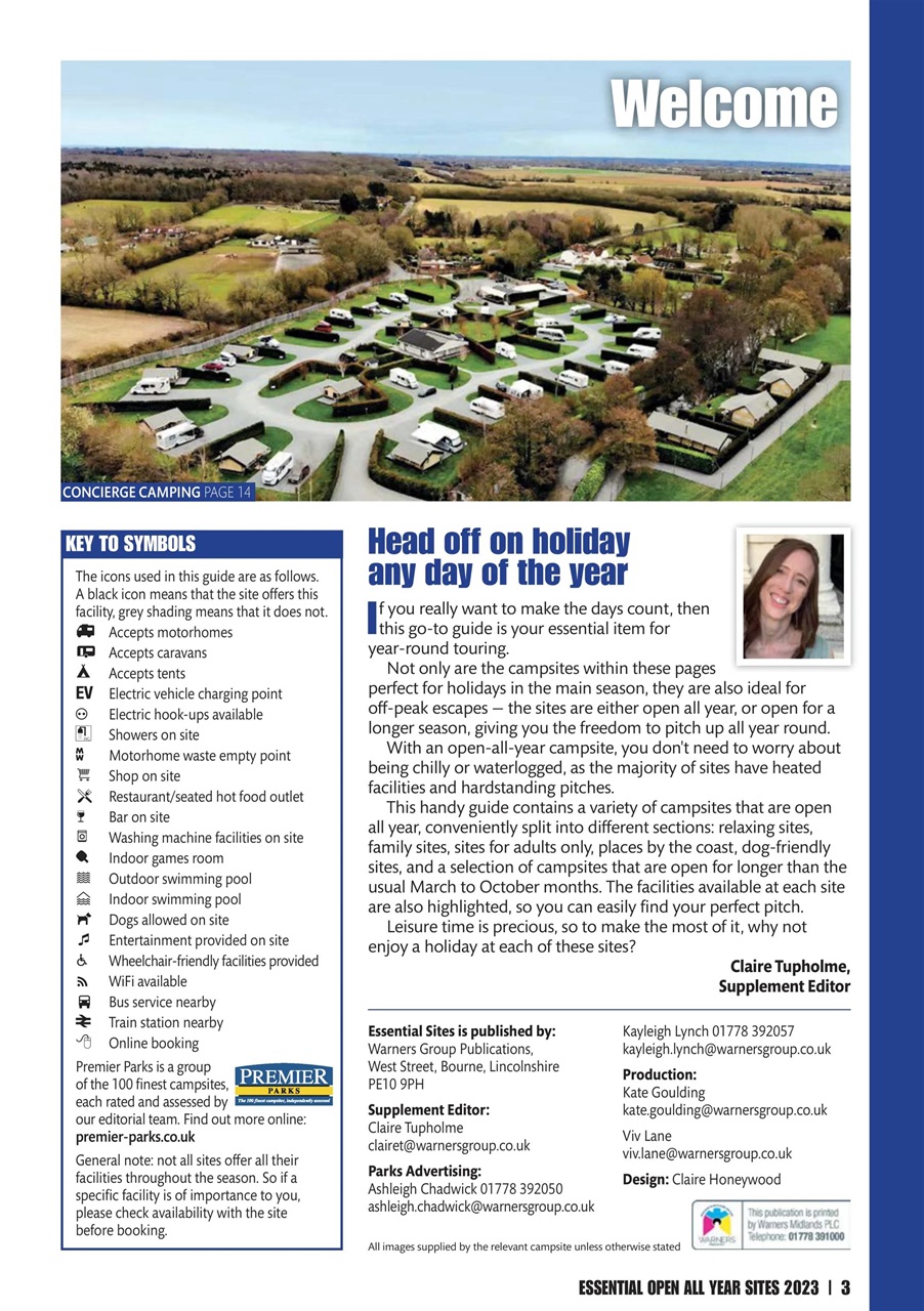 Campsite Finder Preview Pages