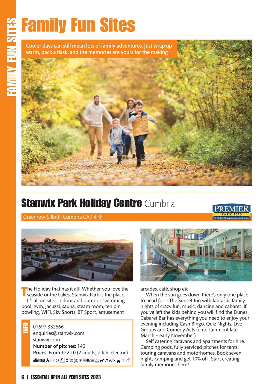 Campsite Finder Preview Pages