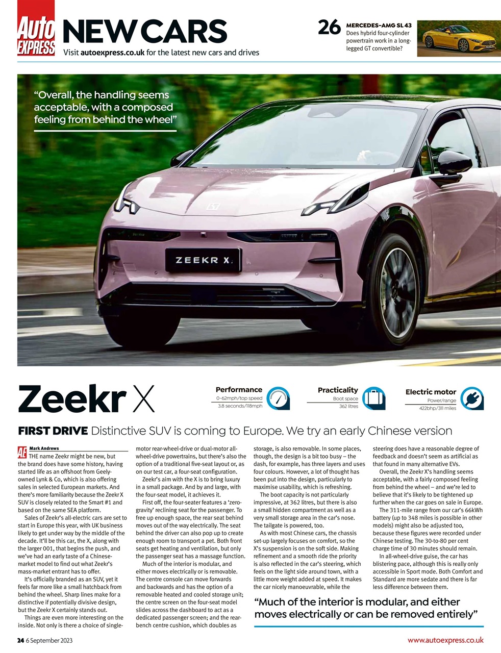 Auto Express Preview Pages