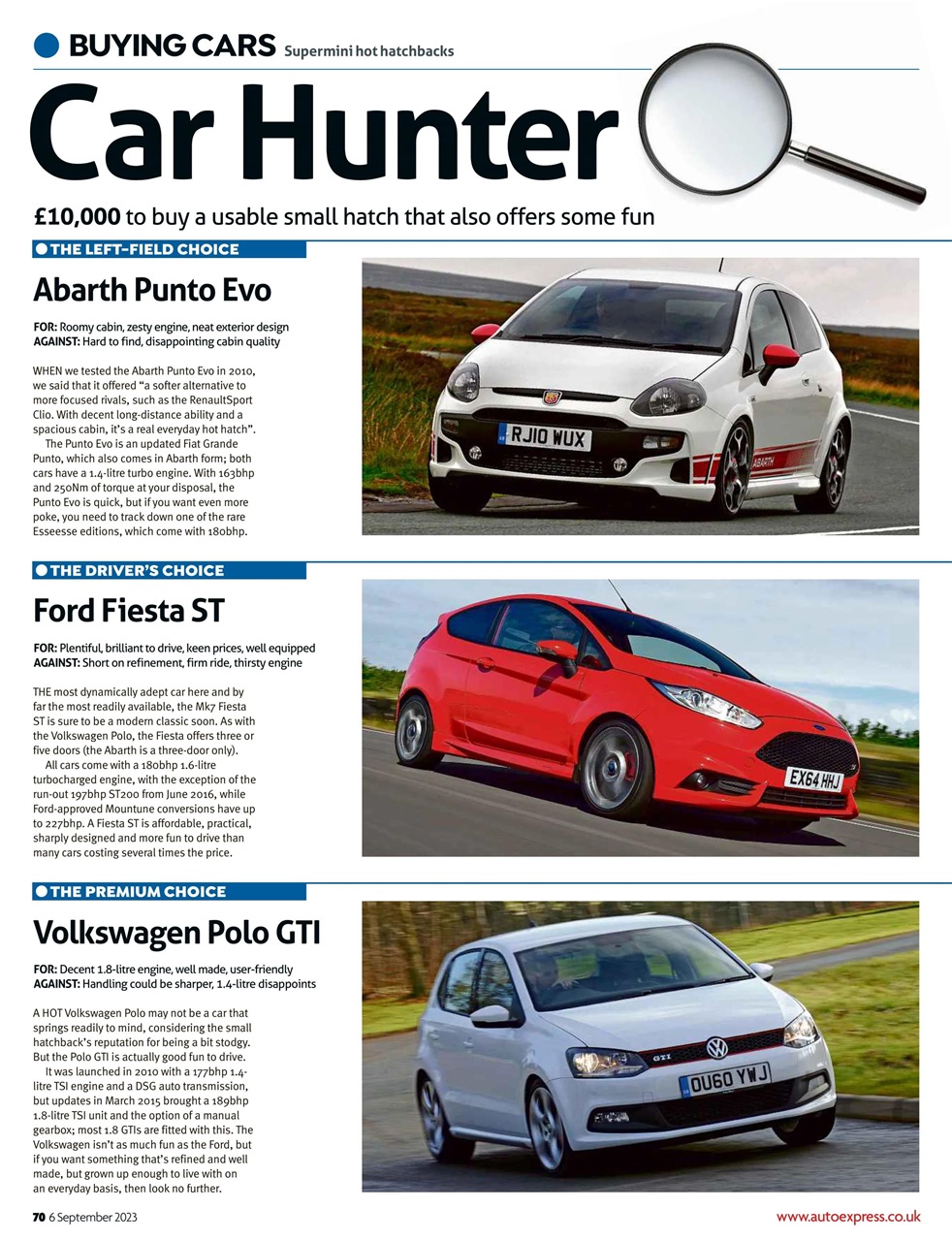 Auto Express Preview Pages