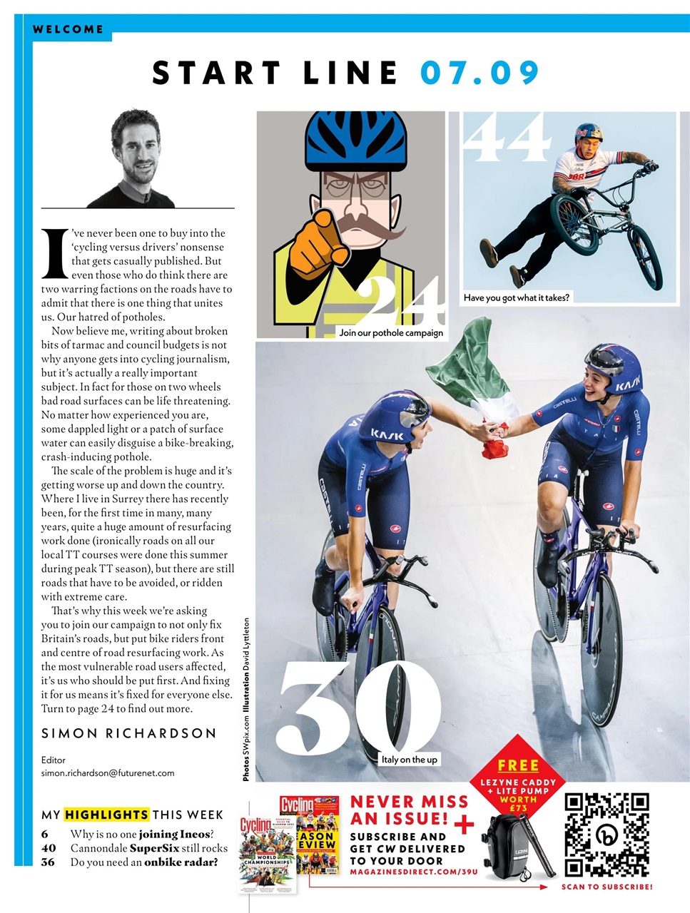 Cycling Weekly Preview Pages