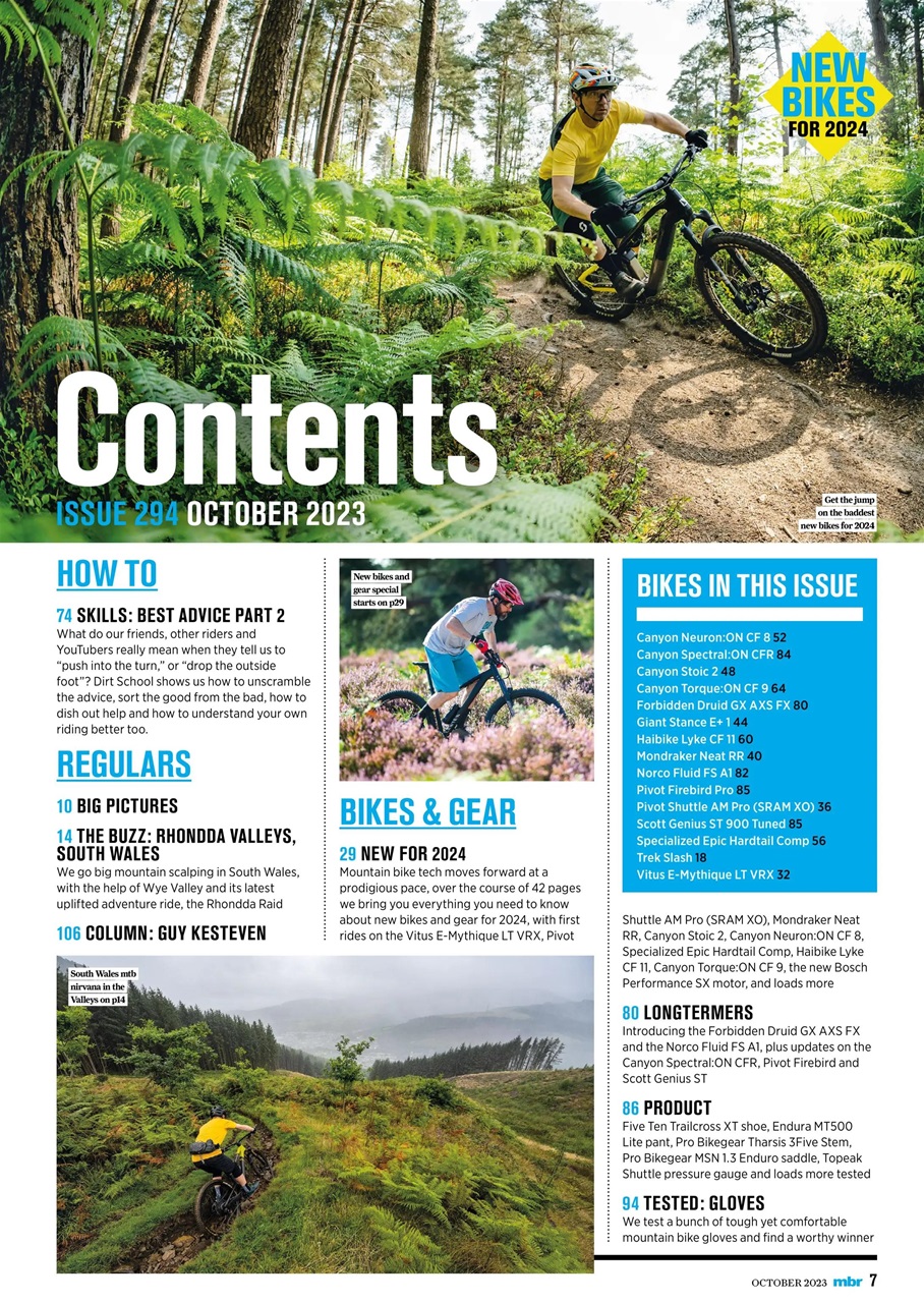 Mountain Bike Rider Preview Pages