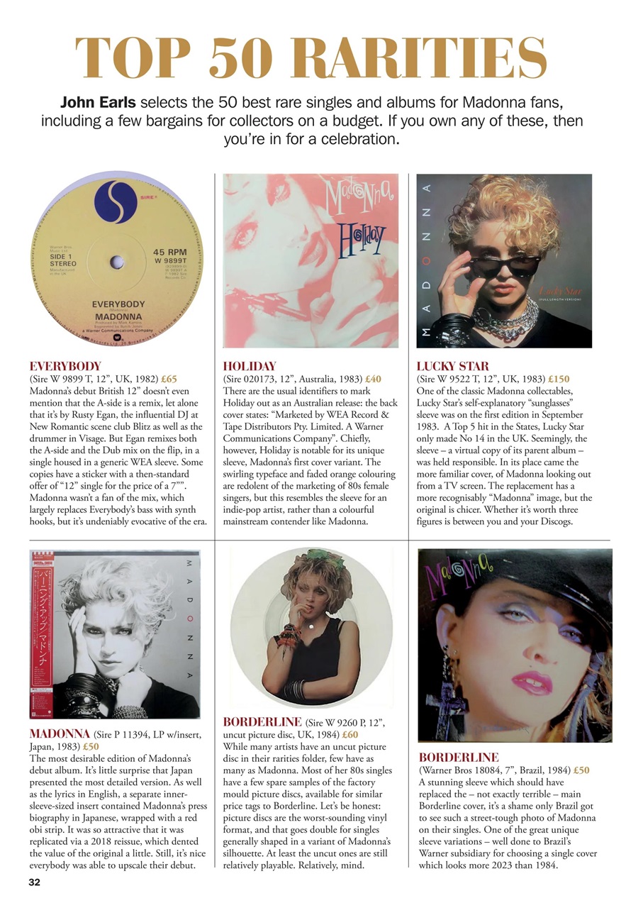 Record Collector Preview Pages