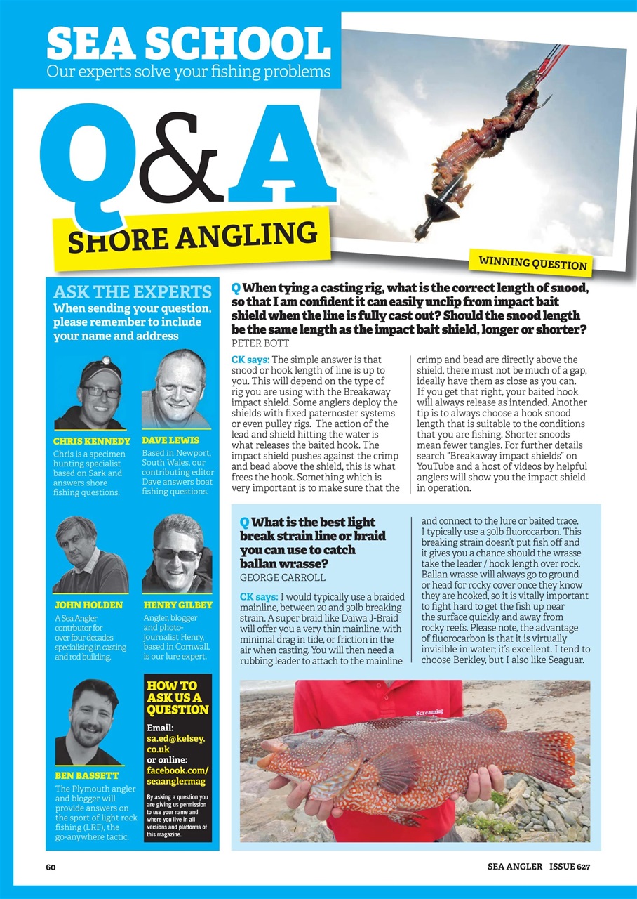 Sea Angler Preview Pages