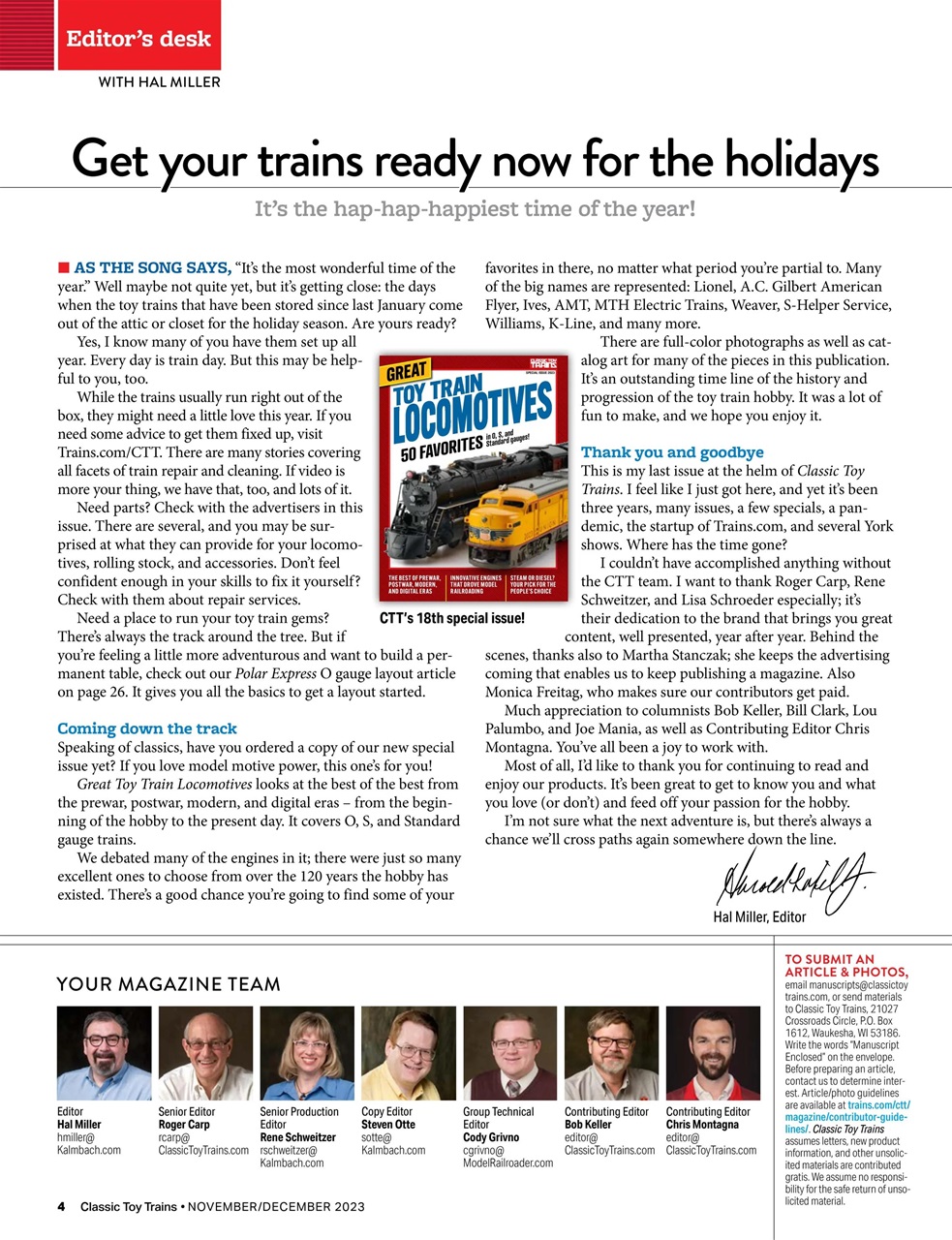 Classic Toy Trains Preview Pages