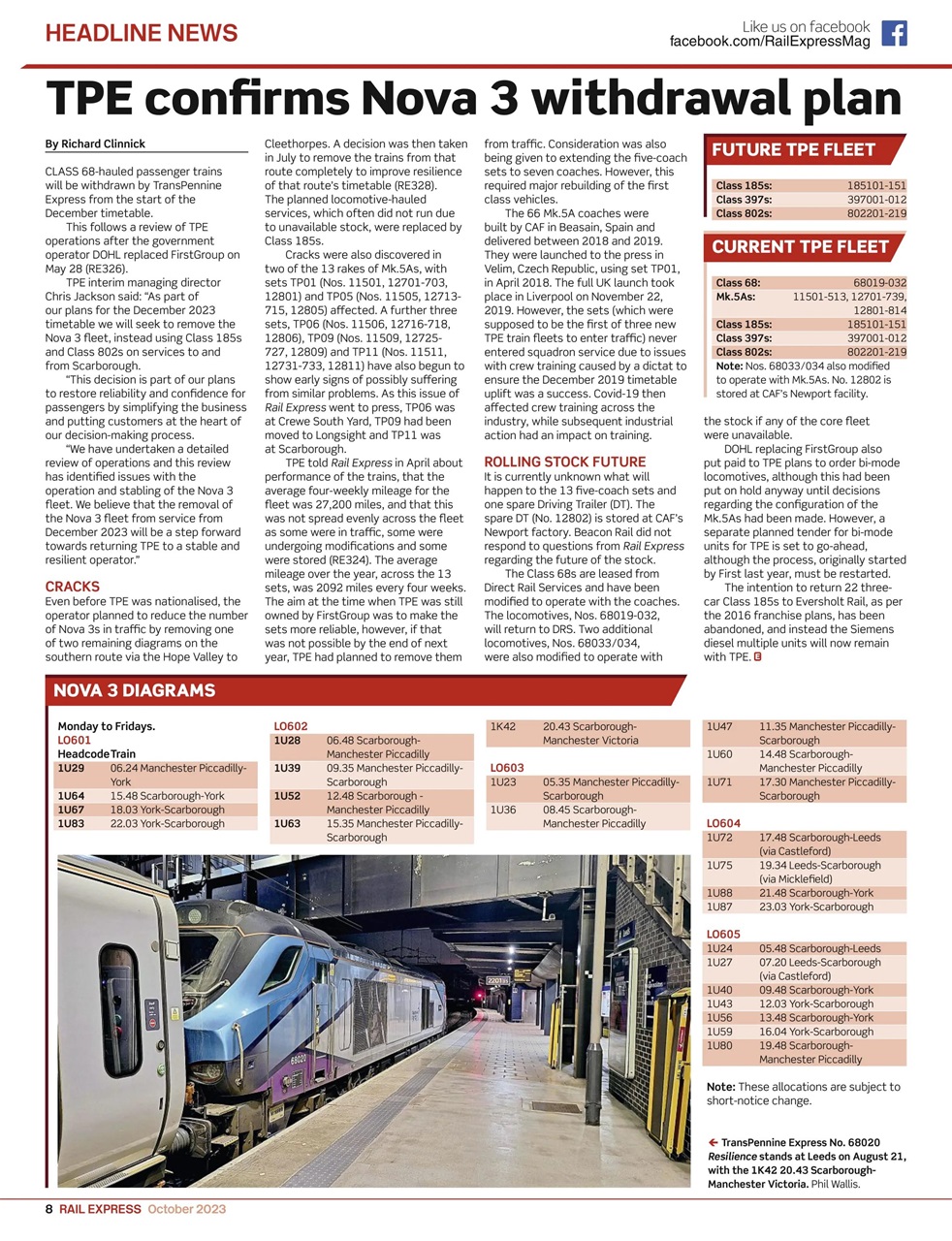 Rail Express Preview Pages