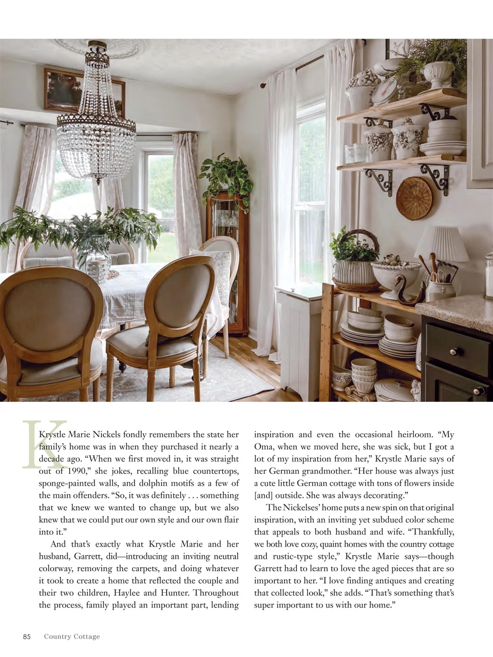 The Cottage Journal Preview Pages