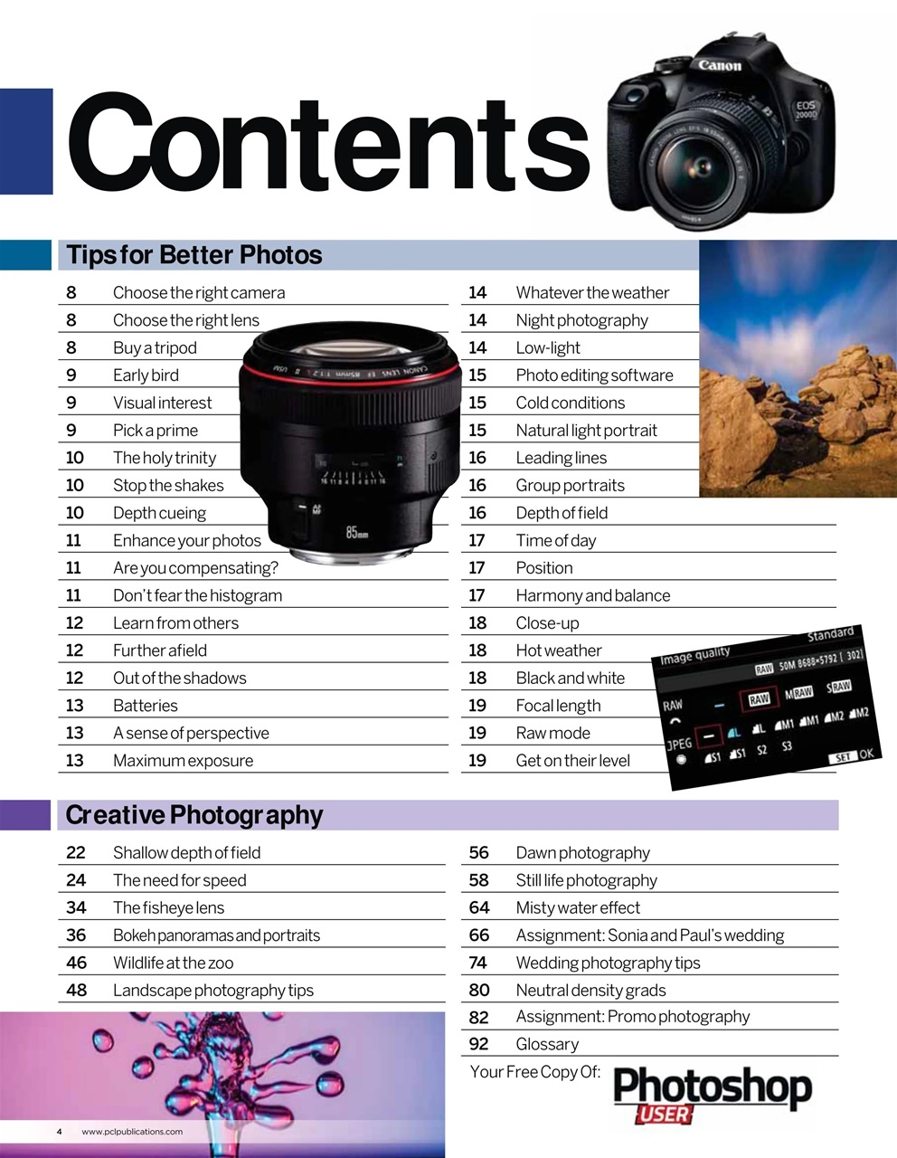 Digital Camera User Preview Pages