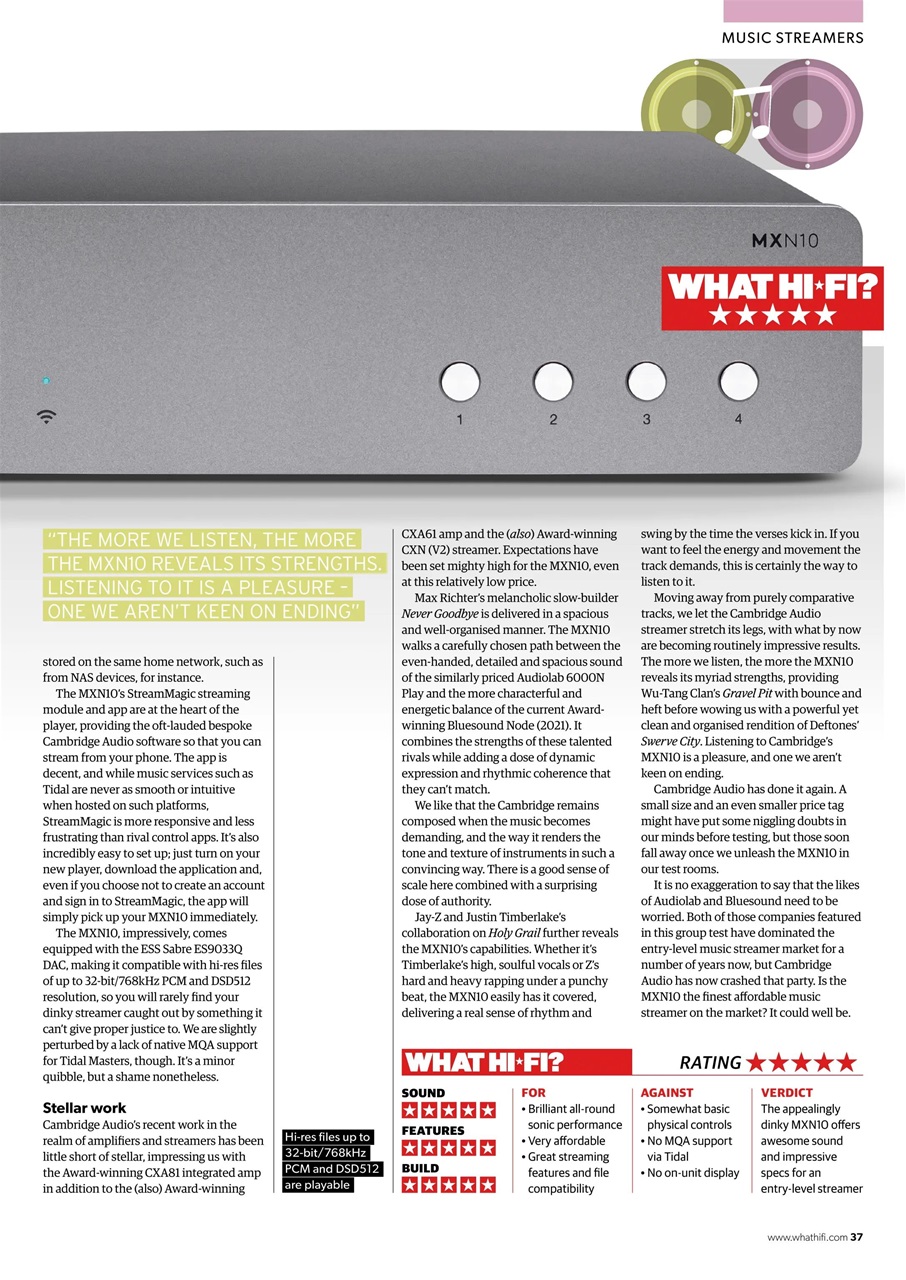 What HiFi Preview Pages