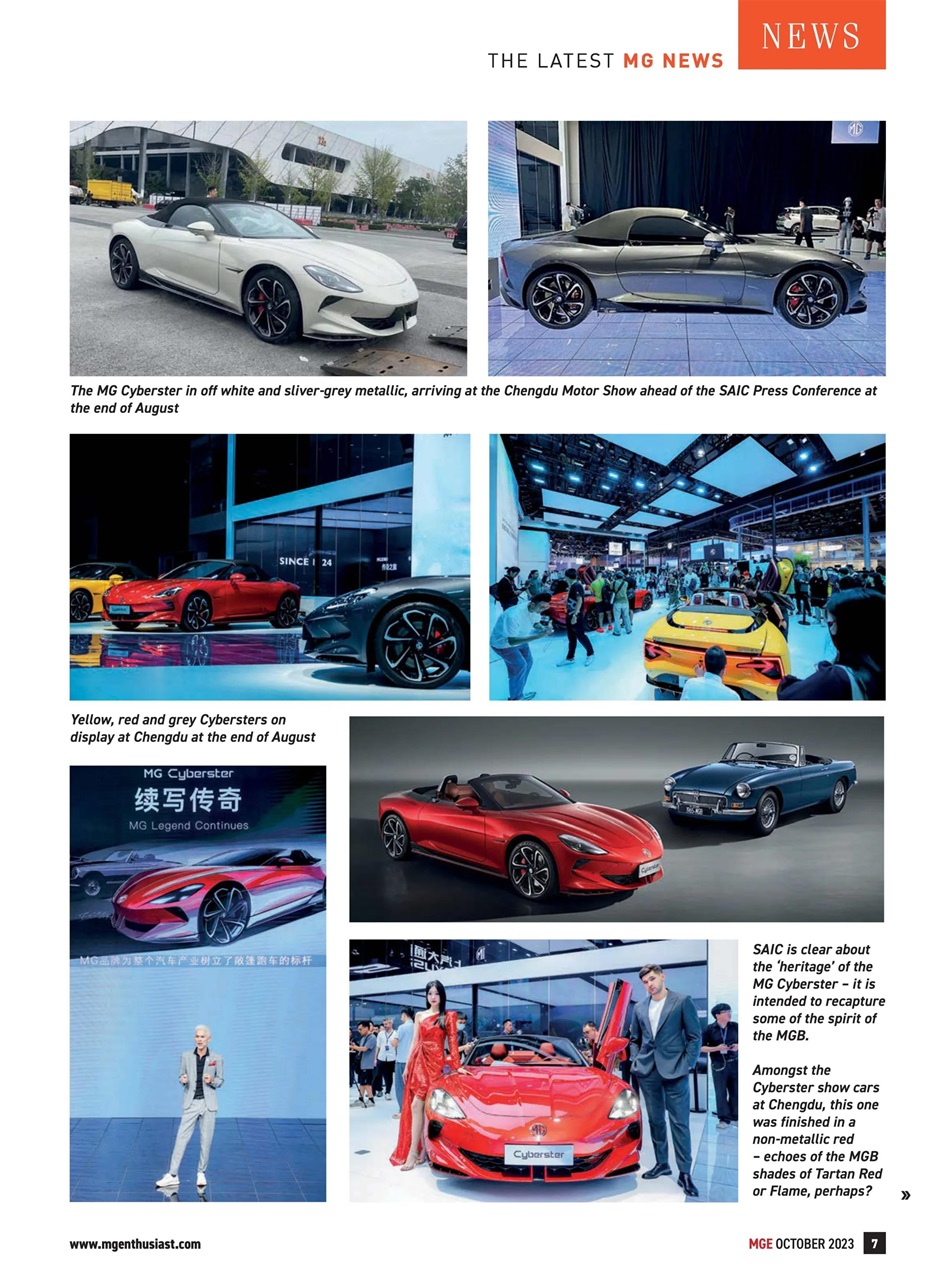 MG Enthusiast Preview Pages