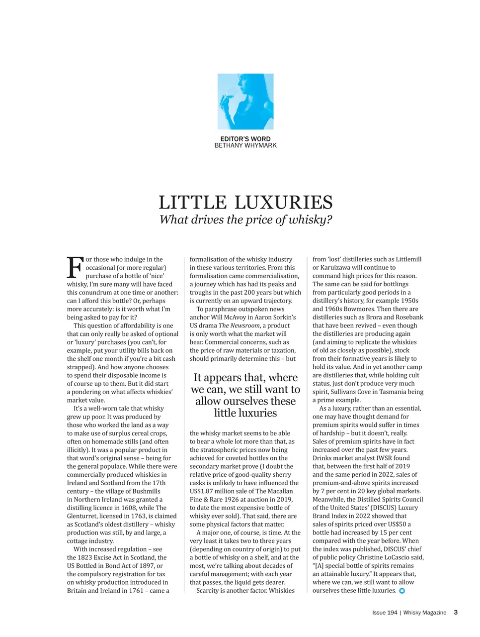 Whisky Magazine Preview Pages