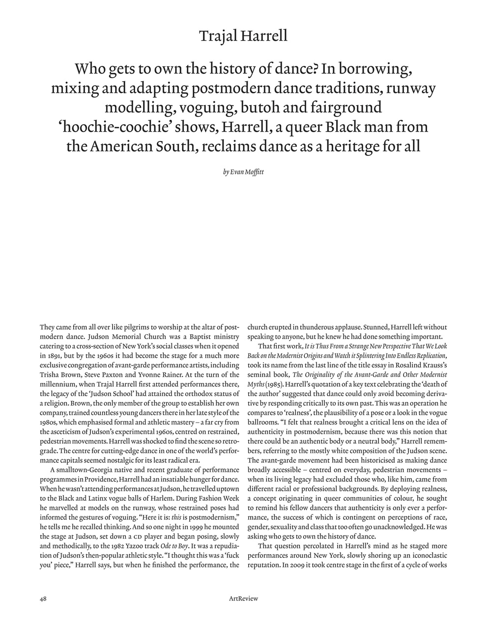 ArtReview Preview Pages