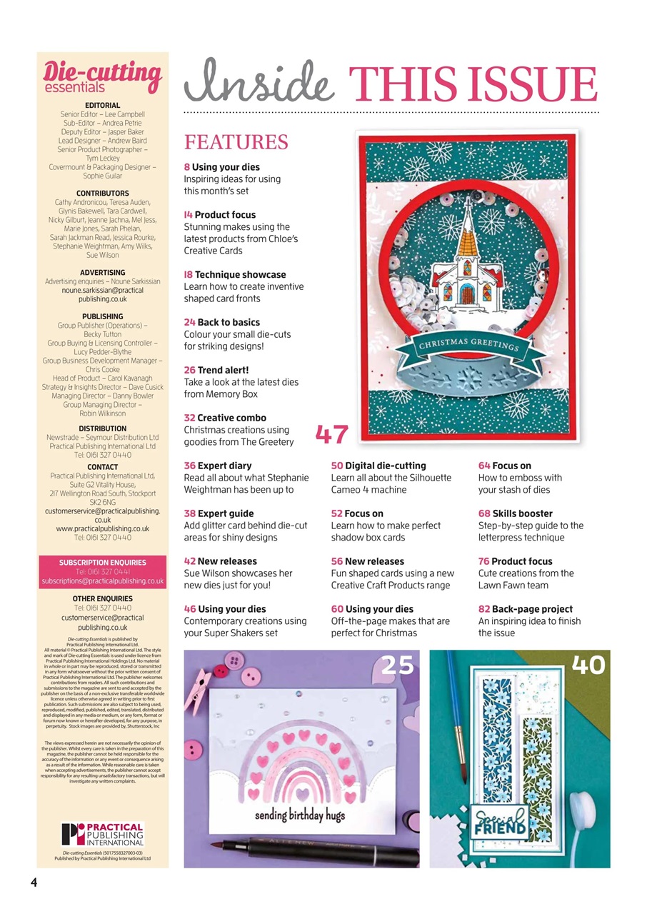 Die-Cutting Essentials Preview Pages