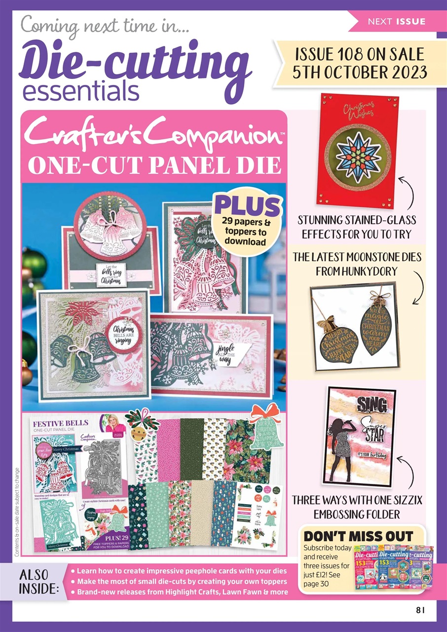 Die-Cutting Essentials Preview Pages