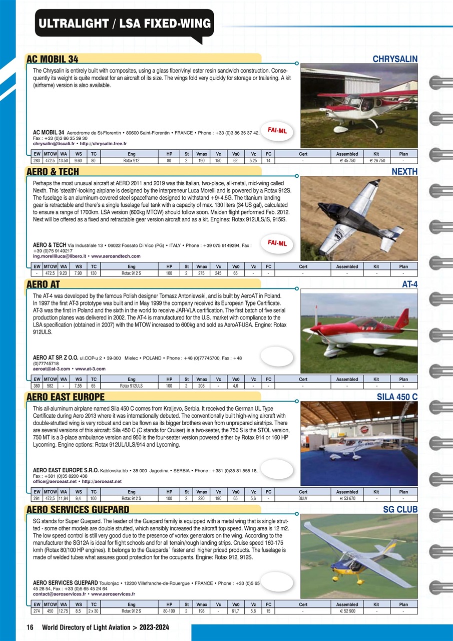 Aviation et Pilote Preview Pages