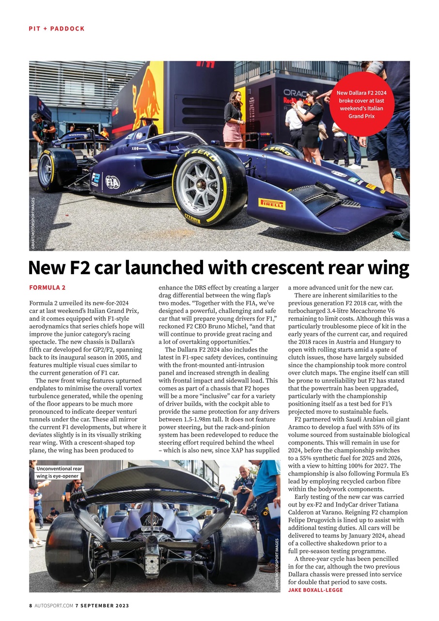 Autosport Preview Pages