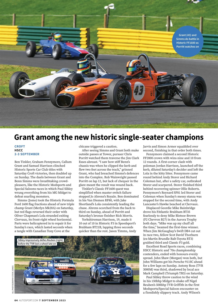 Autosport Preview Pages