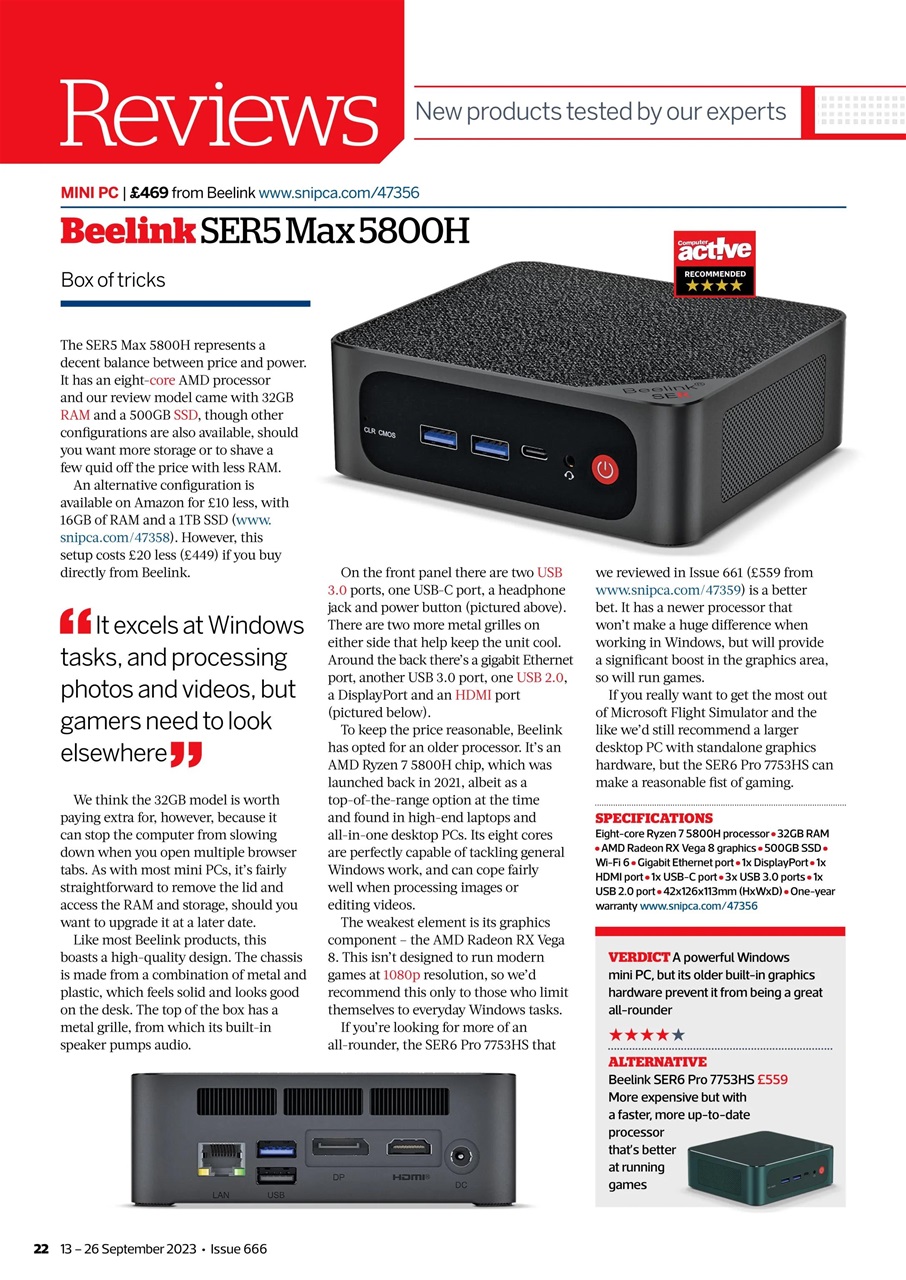 Computer Active Preview Pages