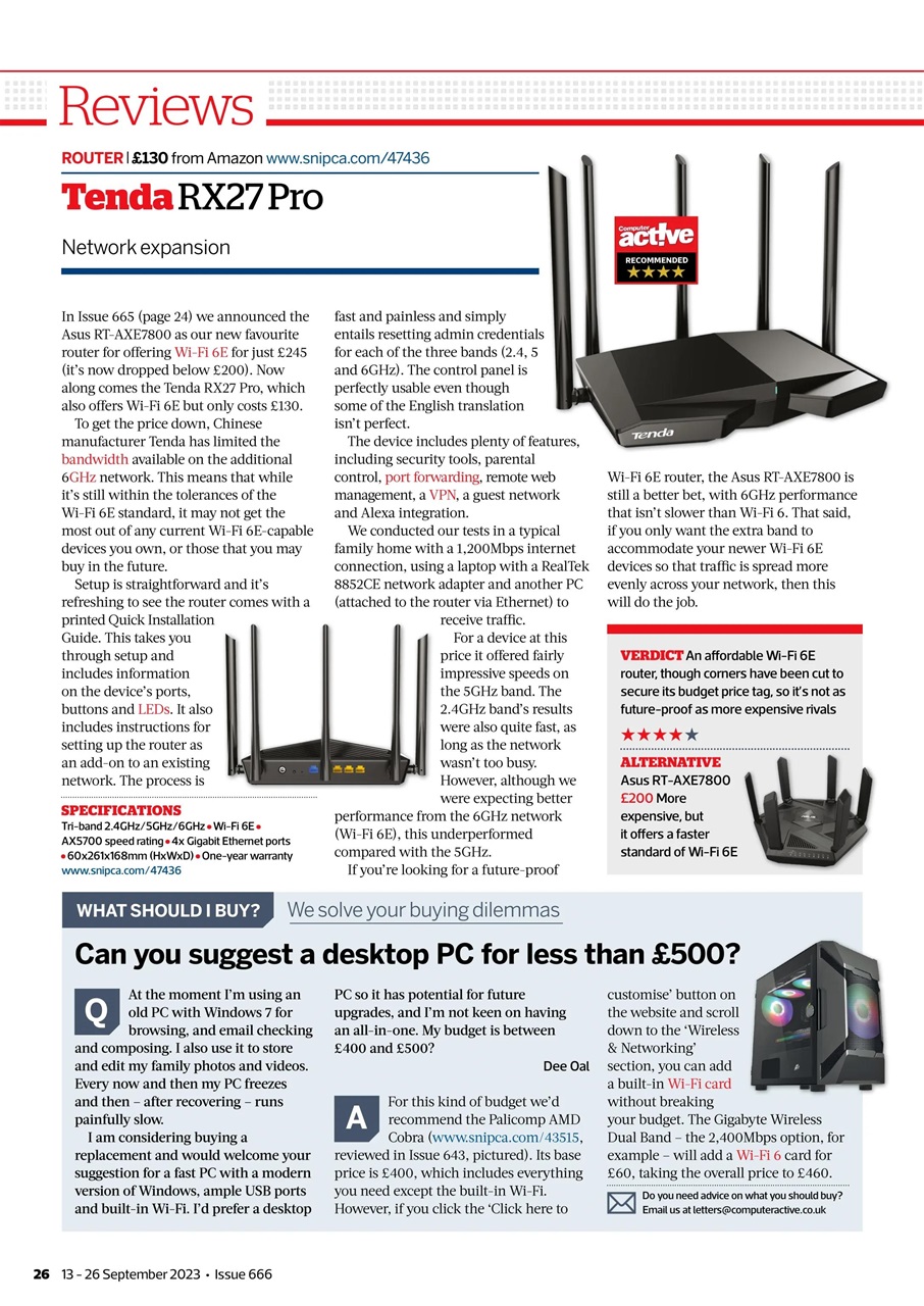 Computer Active Preview Pages