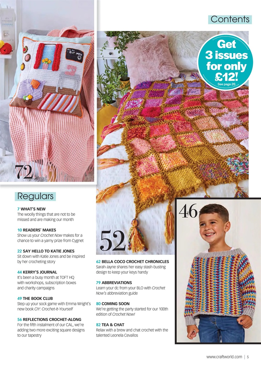 Crochet Now Magazine Preview Pages