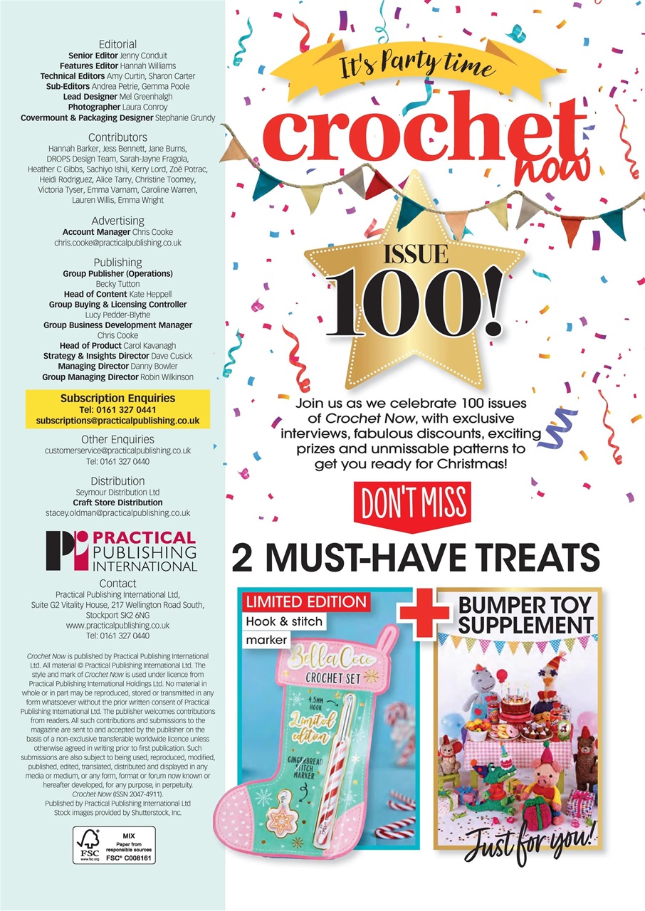 Crochet Now Magazine Preview Pages