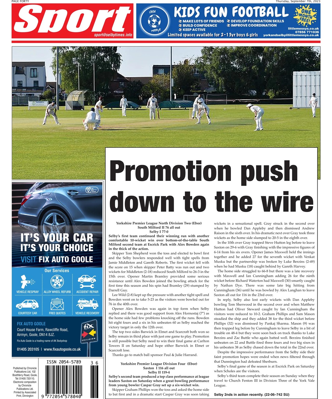 Selby Times Preview Pages