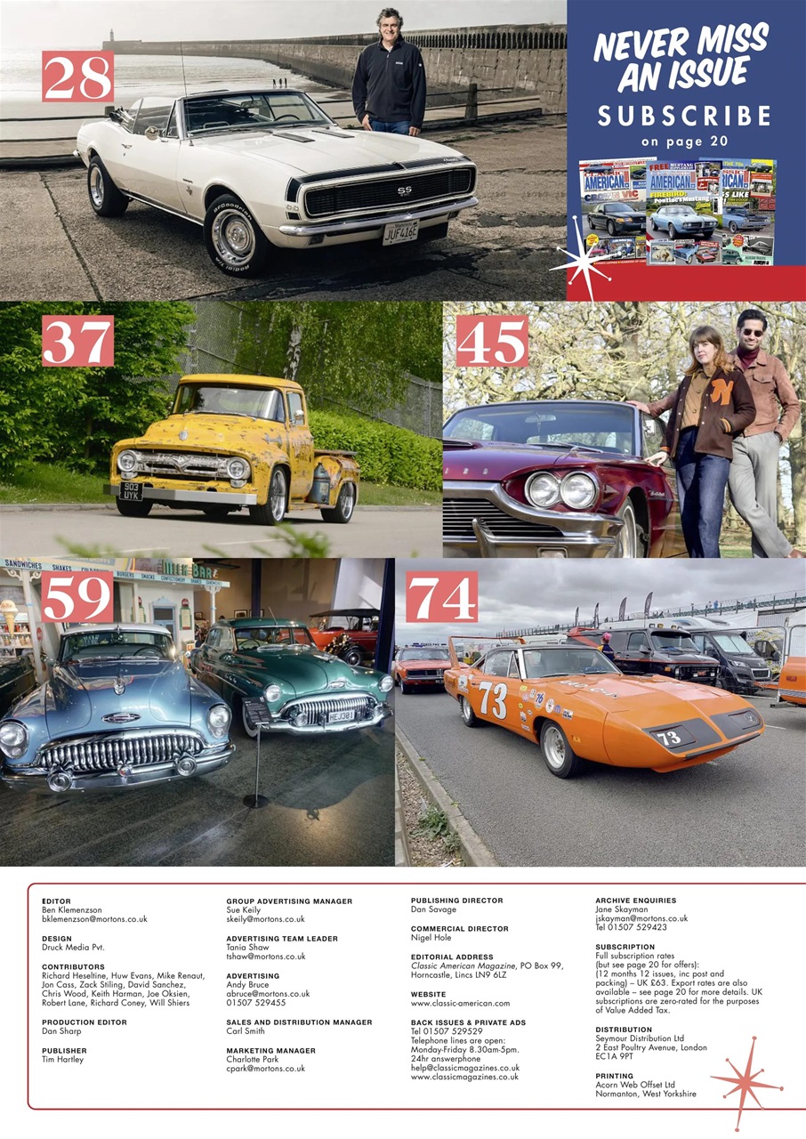 Classic American Magazine Preview Pages