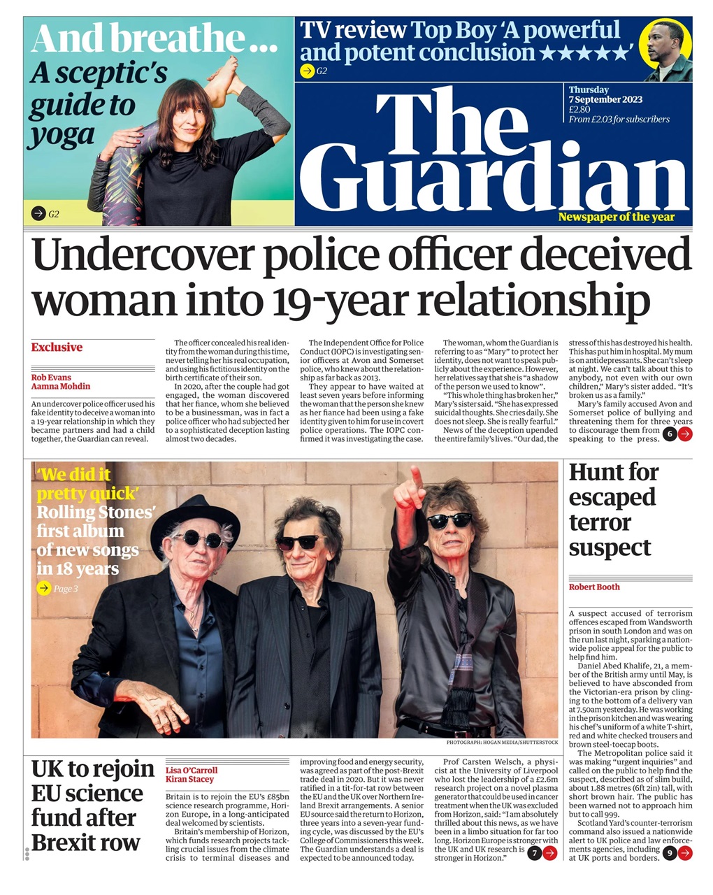 The Guardian Newspaper Preview Pages
