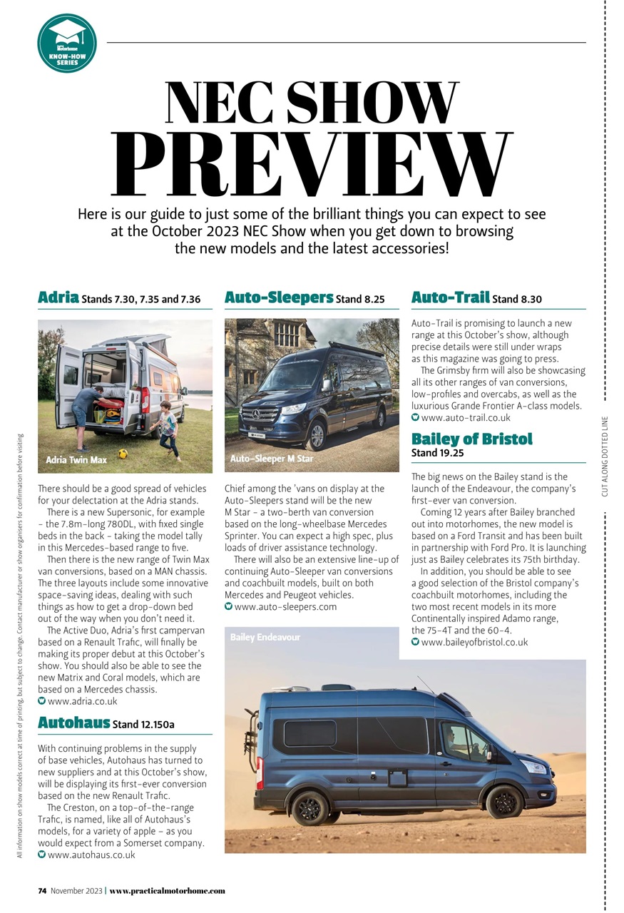 Practical Motorhome Preview Pages