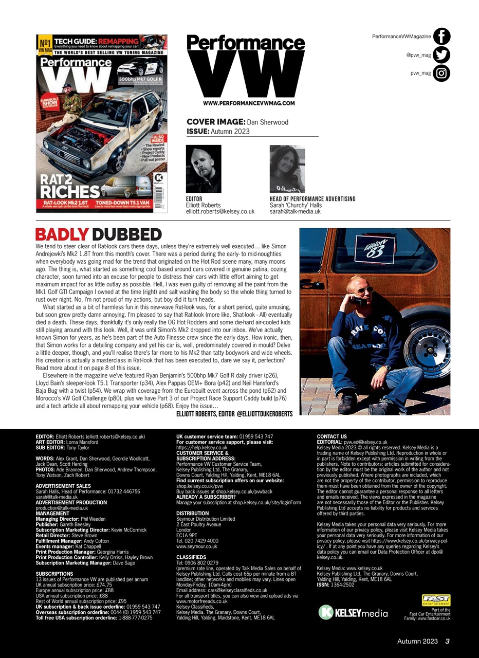 Performance VW Preview Pages