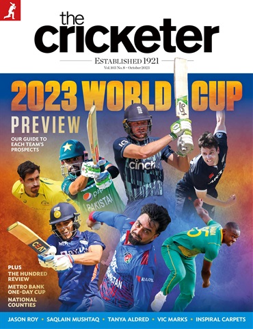 The Cricketer Magazine issue October 2023