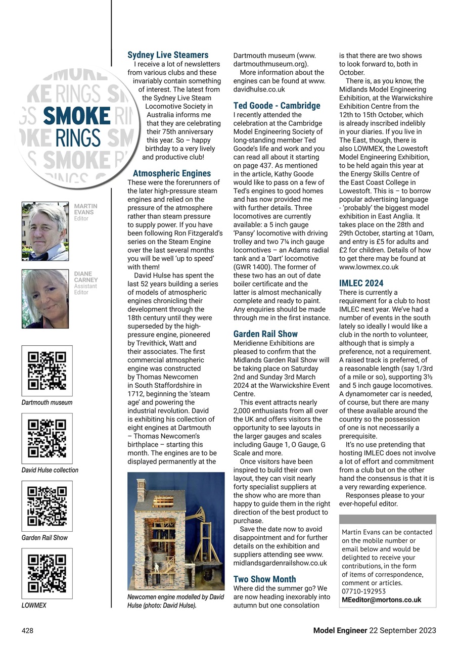 Model Engineer Preview Pages