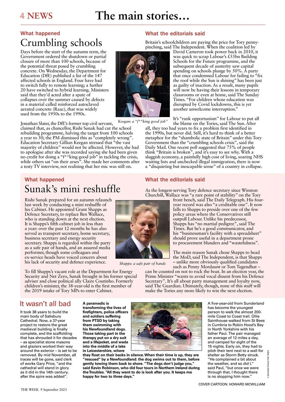 The Week Preview Pages