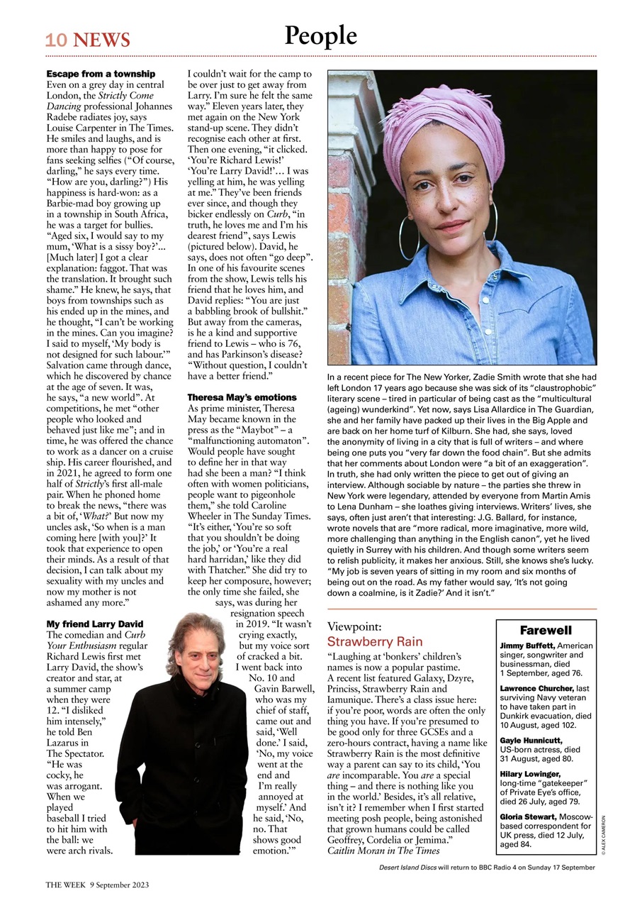 The Week Preview Pages