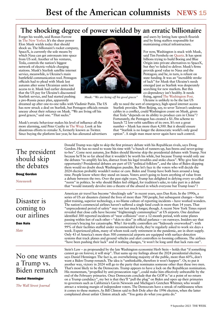 The Week Preview Pages