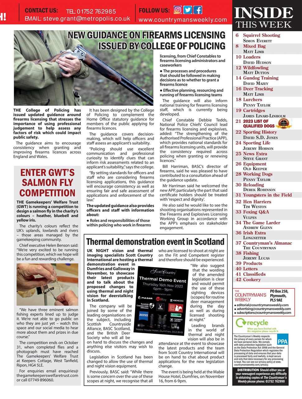 Countryman's Weekly Preview Pages