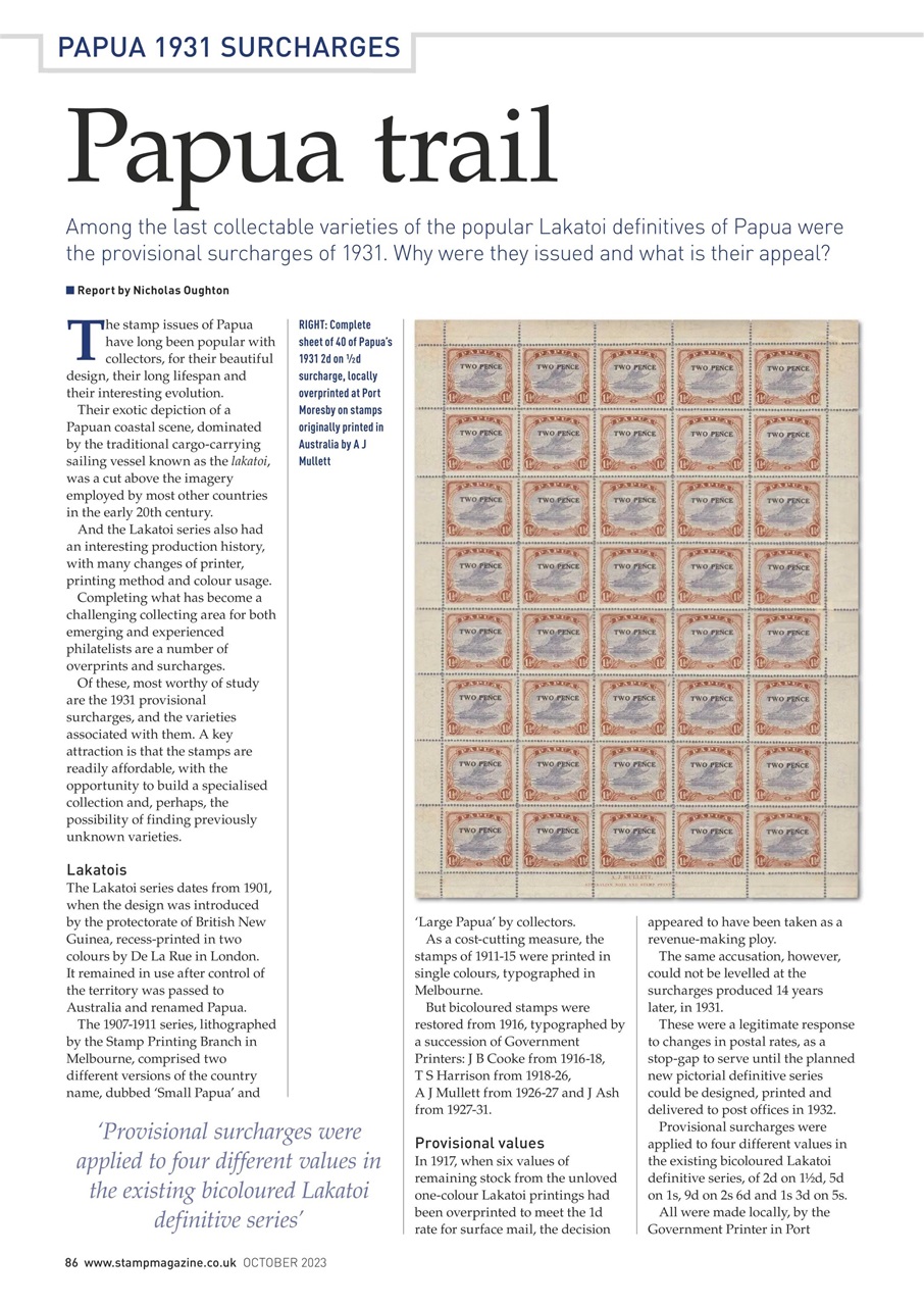 Stamp Magazine Preview Pages