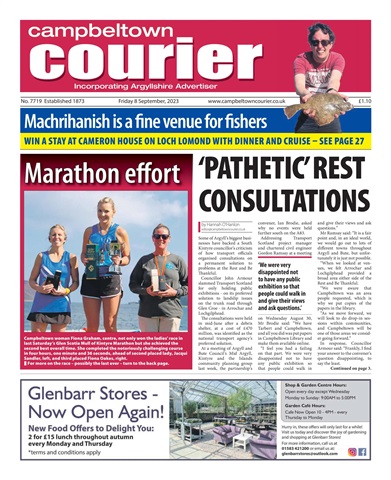 Campbeltown Courier issue 8/9/2023
