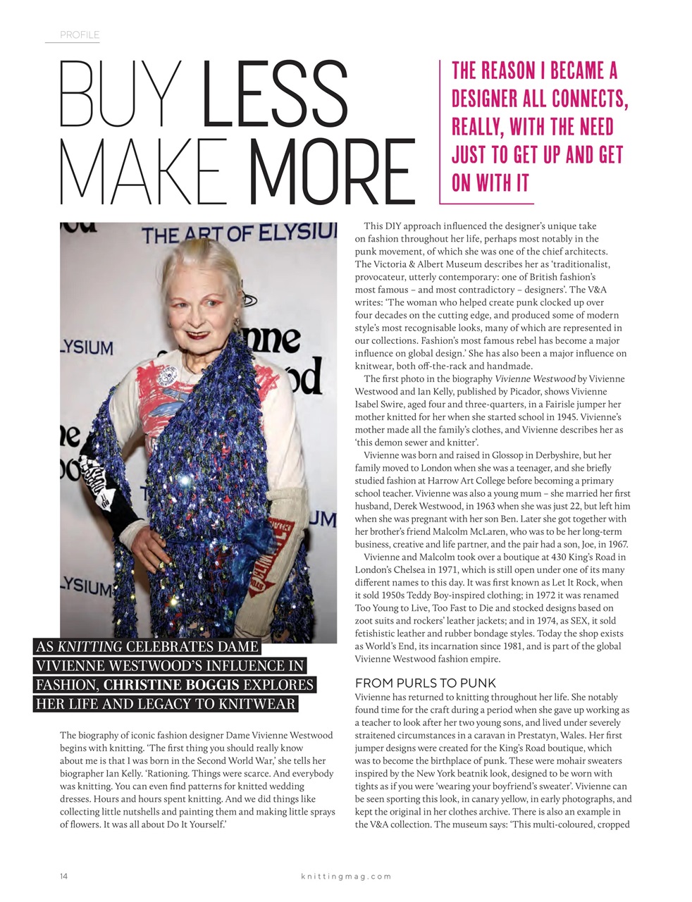 Knitting Preview Pages