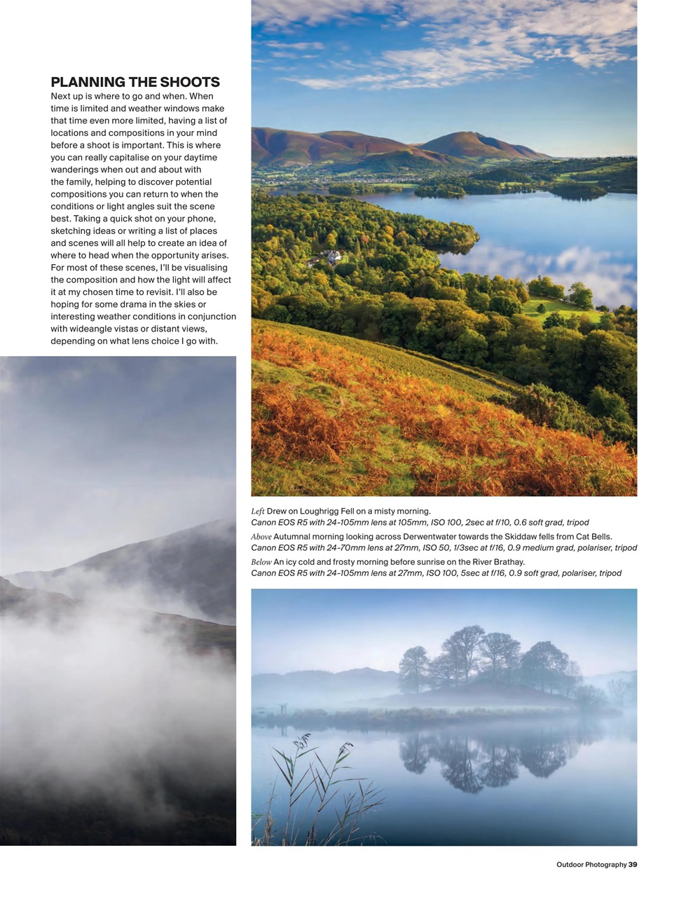Outdoor Photography Preview Pages