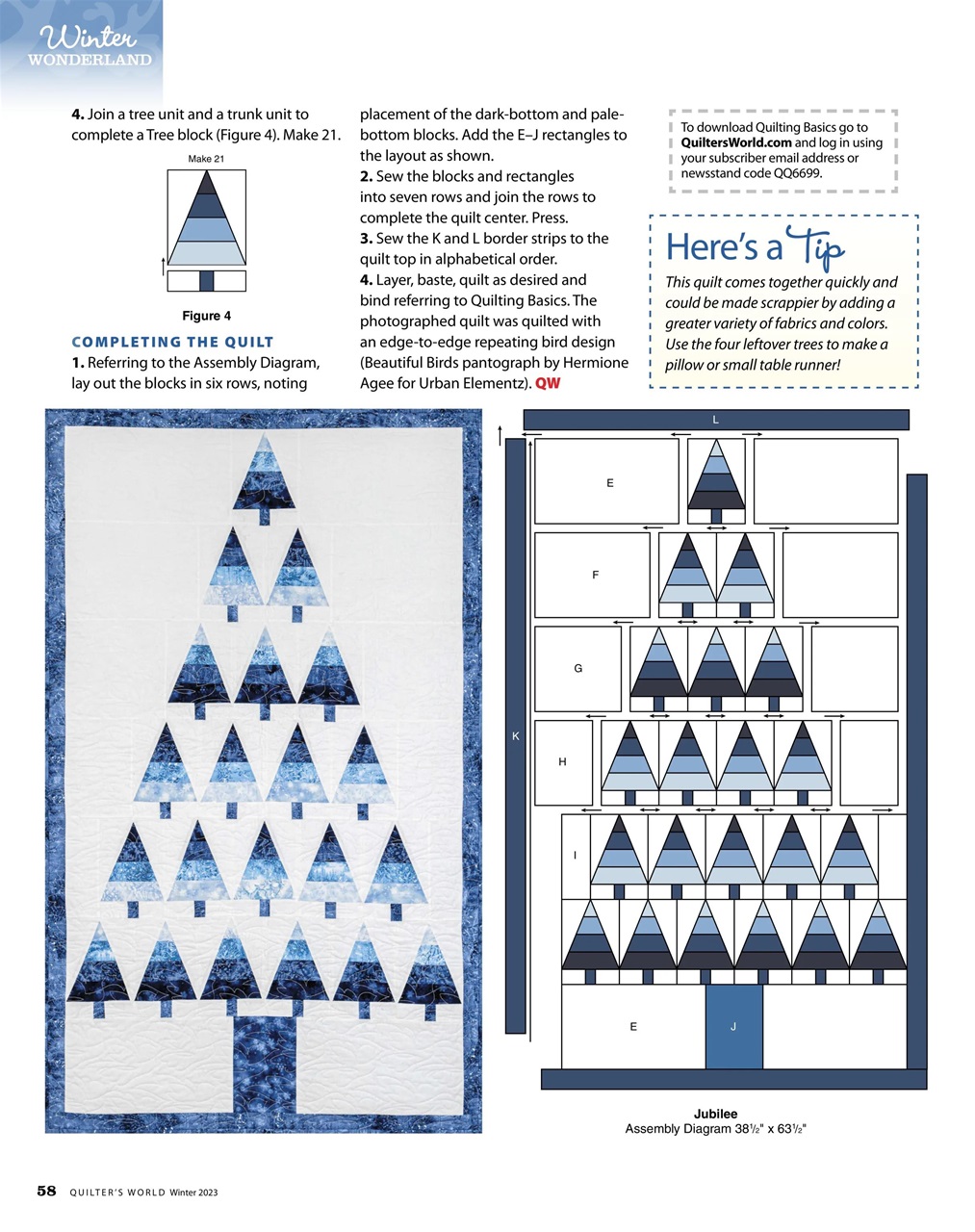 Quilter's World Preview Pages