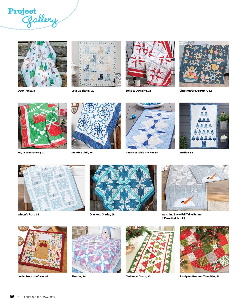 Quilter's World Preview Pages